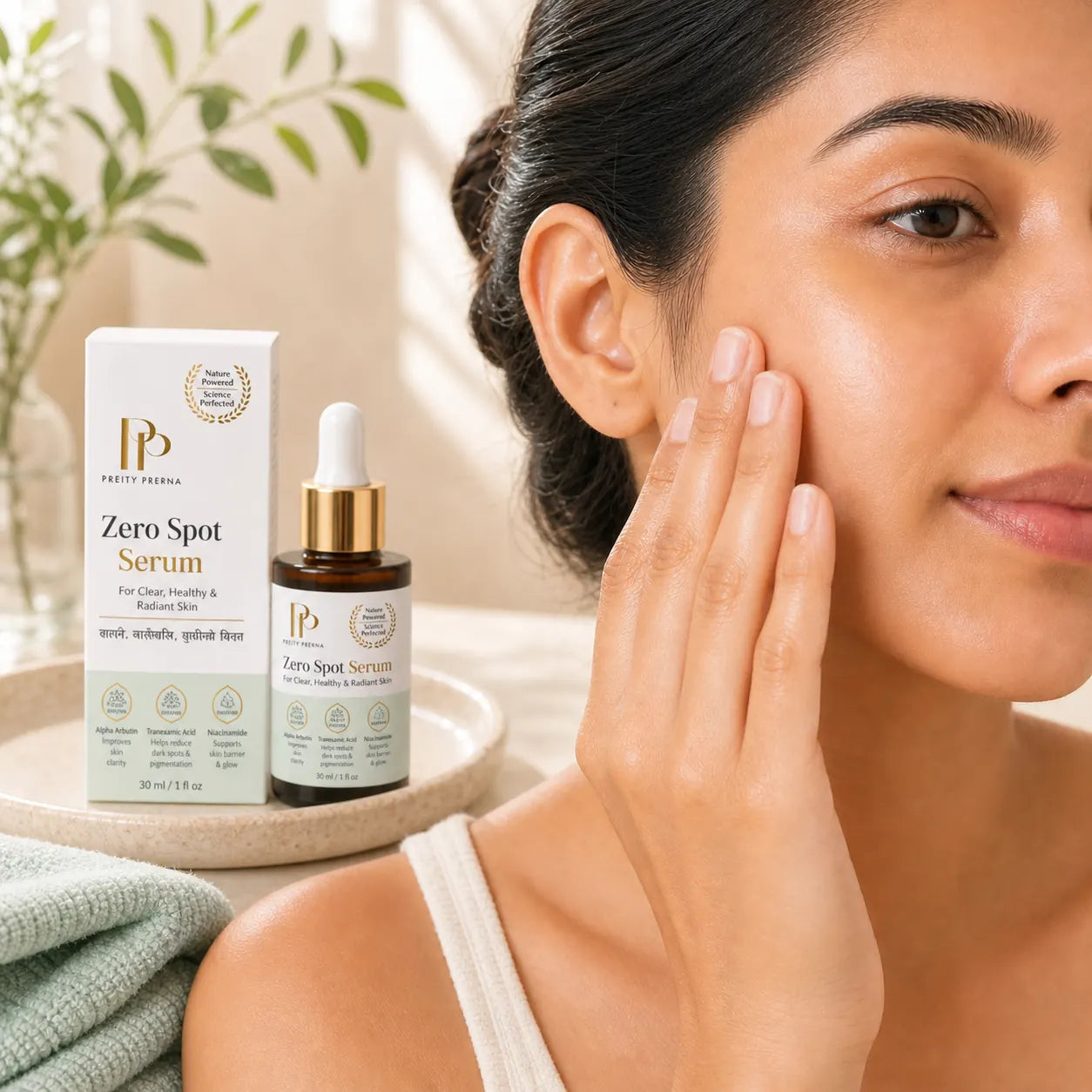 Clean skin before applying Zero Spot Serum