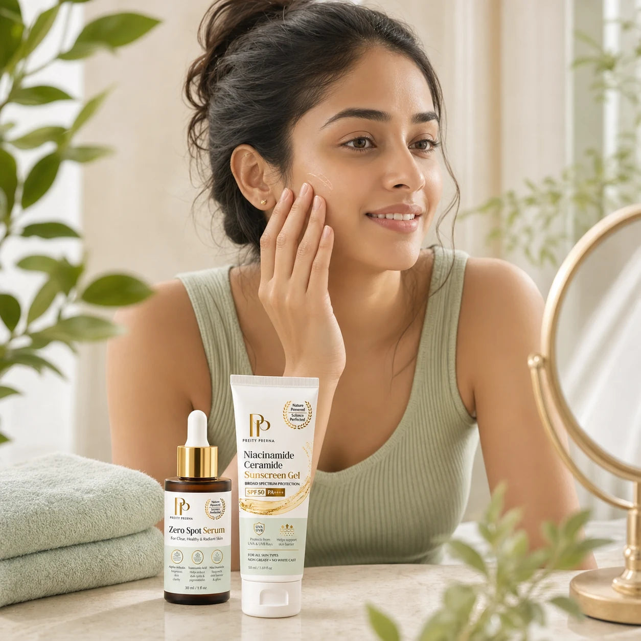Complete Skin Repair Ritual with serum and sunscreen together